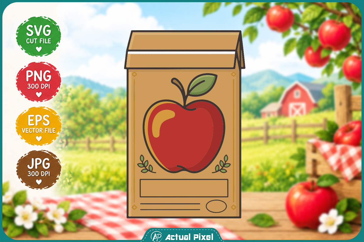 Apple Orchard Clipart Bundle, an Object Illustration by Actual Pixel (Photo 12 of 22)