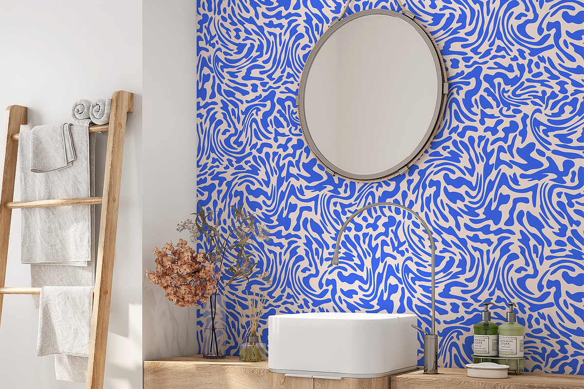 Wavy Texture, a Wallpaper Graphic by MalyskaStudio (Photo 6 of 6)