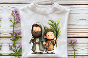 Whimsical Nativity Scene Clipart, an Illustration by OK Design (Thumbnail 6 of 6)
