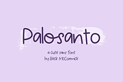 Palosanto Sans, a Handwritten Font by Beck McCormick (Thumbnail 1 of 10)