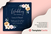 Vow Renewal Wedding Invitation, a Design Template by TemplateCastleStore (Thumbnail 2 of 2)