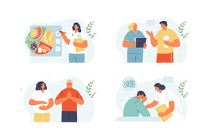 Doctors teaching a healthy lifestyle