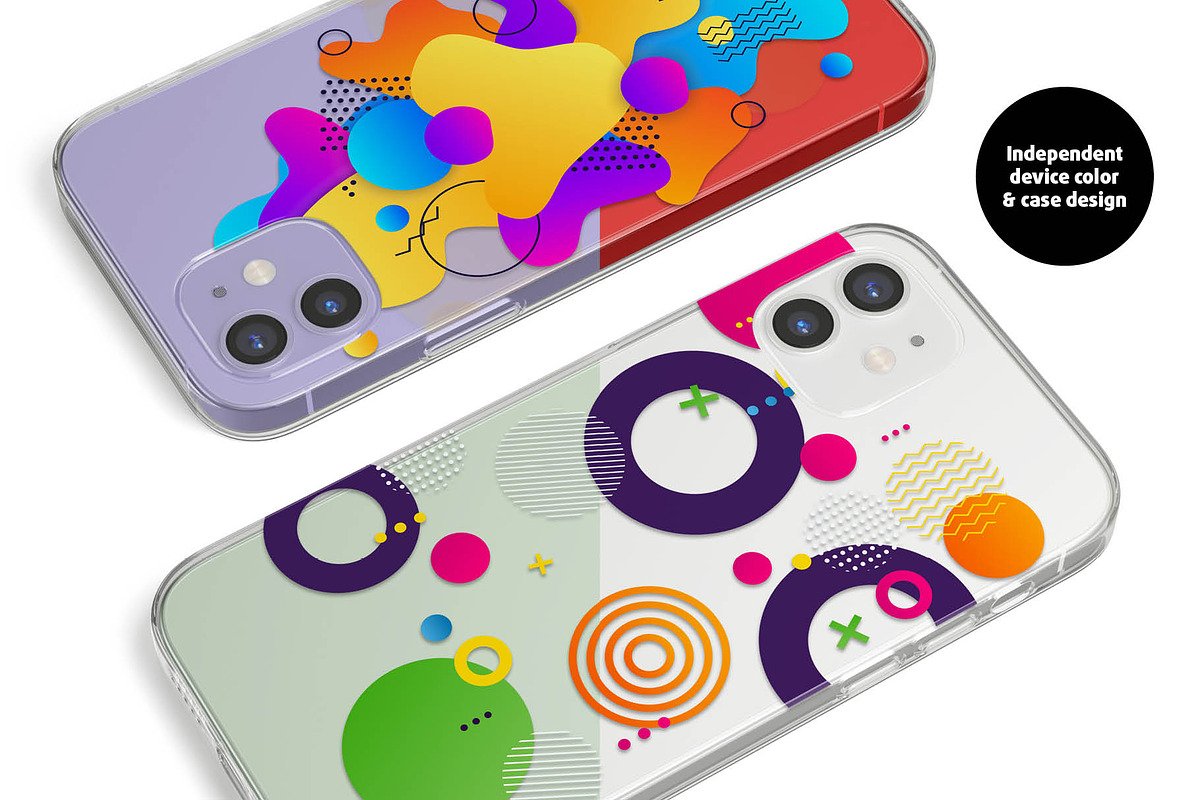 Phone 12 Clear Case, an iPhone Mockup by Colatudo Store (Photo 8 of 8)