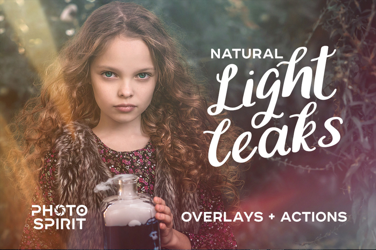 Natural Light Leaks Overlays, an Action Add-On by PhotoSpirit (Photo 1 of 8)