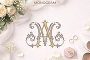 MA AM Wedding Monogram Logo, a Branding & Logo Template by LogoAV (Thumbnail 6 of 6)