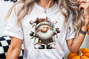 Christmas jolly Santa Claus lights, an Illustration by Sublimation Artist (Thumbnail 8 of 9)