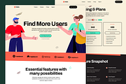 Helix - SaaS Website Figma Template, an UI Kit Template by FinestDevs (Thumbnail 3 of 5)