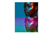 Holographic Glitch Photo Effect, a Brushes & More by studiogstock (Thumbnail 2 of 2)
