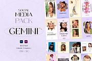 Gemini Instagram Templates, a Social Media Template by UI2D (Thumbnail 1 of 10)