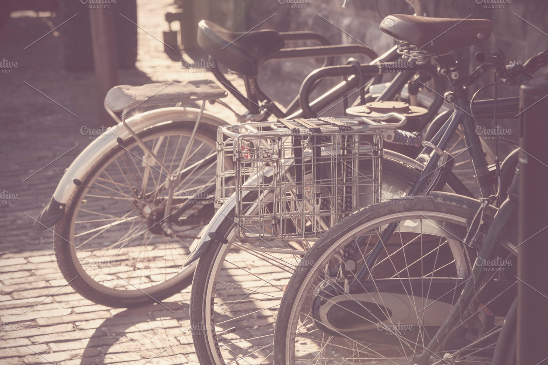 Bikes In Bike Rack
