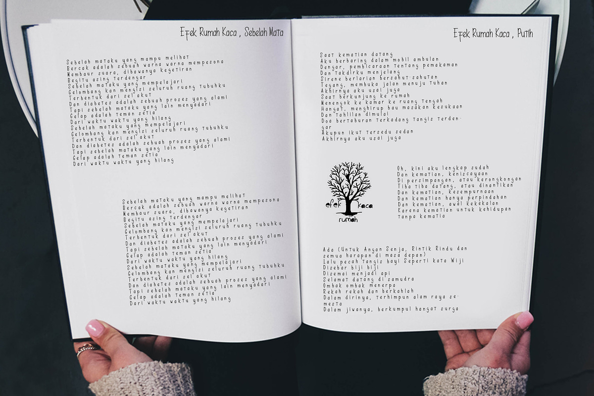 Decafe Font with Ruling Pen Texture preview 7