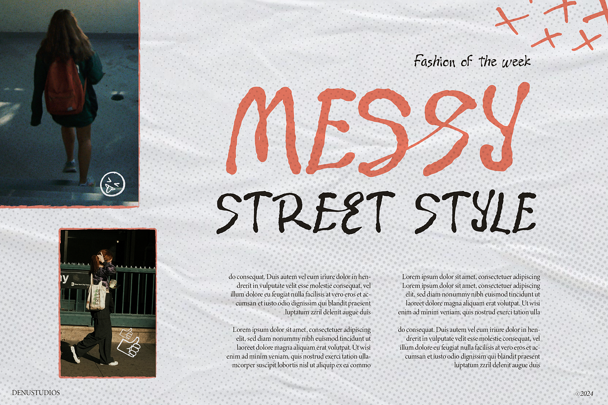 Fungi Freak | Messy Handwritting, a Handwritten Font by Denustudios (Photo 3 of 12)