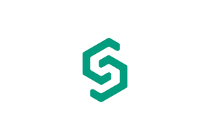 Hexagon Letter S Logo Design