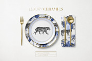 Indigo Safari Luxury Print Designs, a Pattern Graphic by TSTUDIO (Thumbnail 11 of 11)