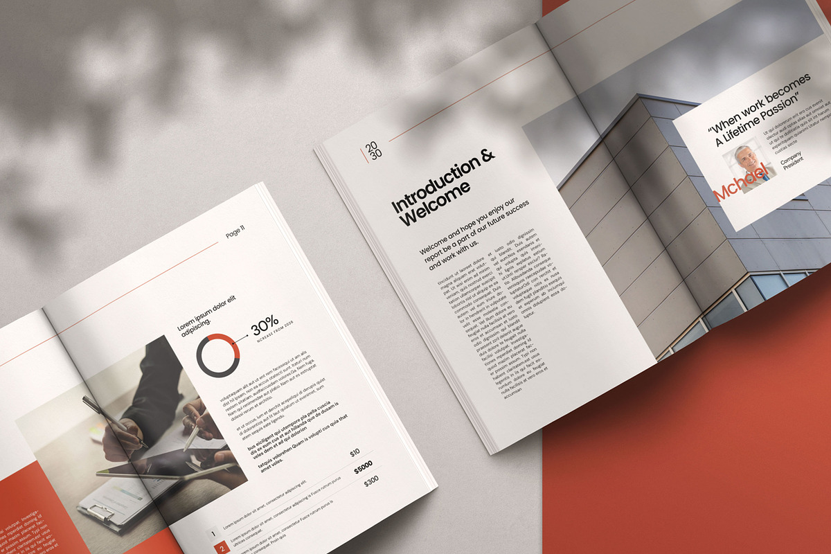 Annual Report Template preview 3