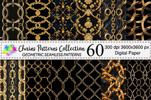 Best Chains Patterns Collection, a Pattern Graphic by Canvas Craft