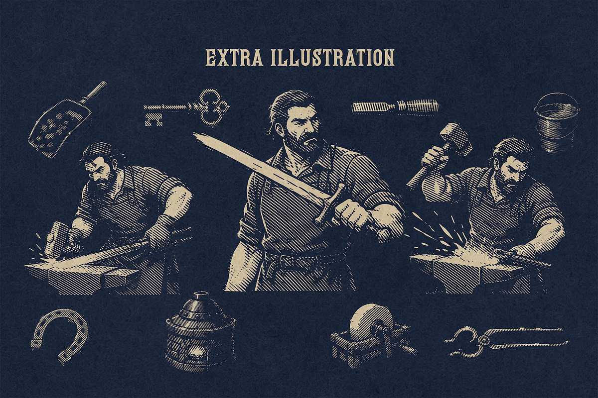 Memento – Vintage Western + Extra, a Serif Font by Kaizla03 (Photo 7 of 10)