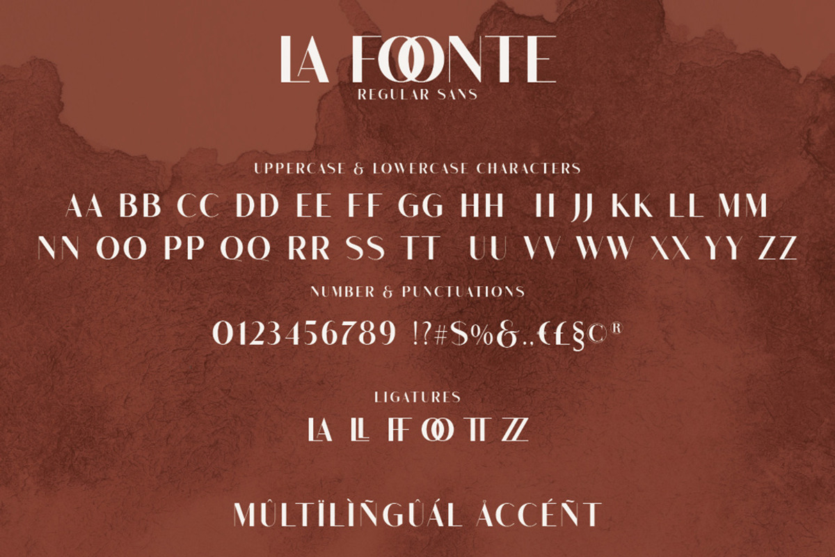 La Foonte | Sans Script Font Duo, a Sans Serif Font by Almeera Std (Photo 13 of 20)