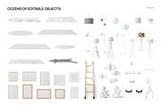 Baby Crib Nursery Mockup Collection, a Household Mockup by creatsy5 (Thumbnail 4 of 22)