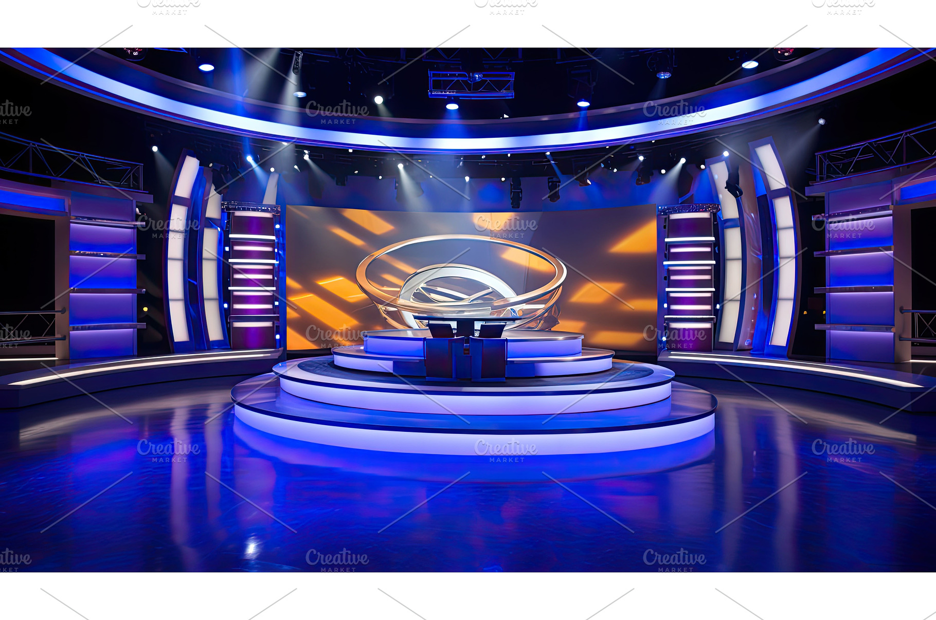 host morning show ai generated, a Beauty & Fashion Photo by pikepicture