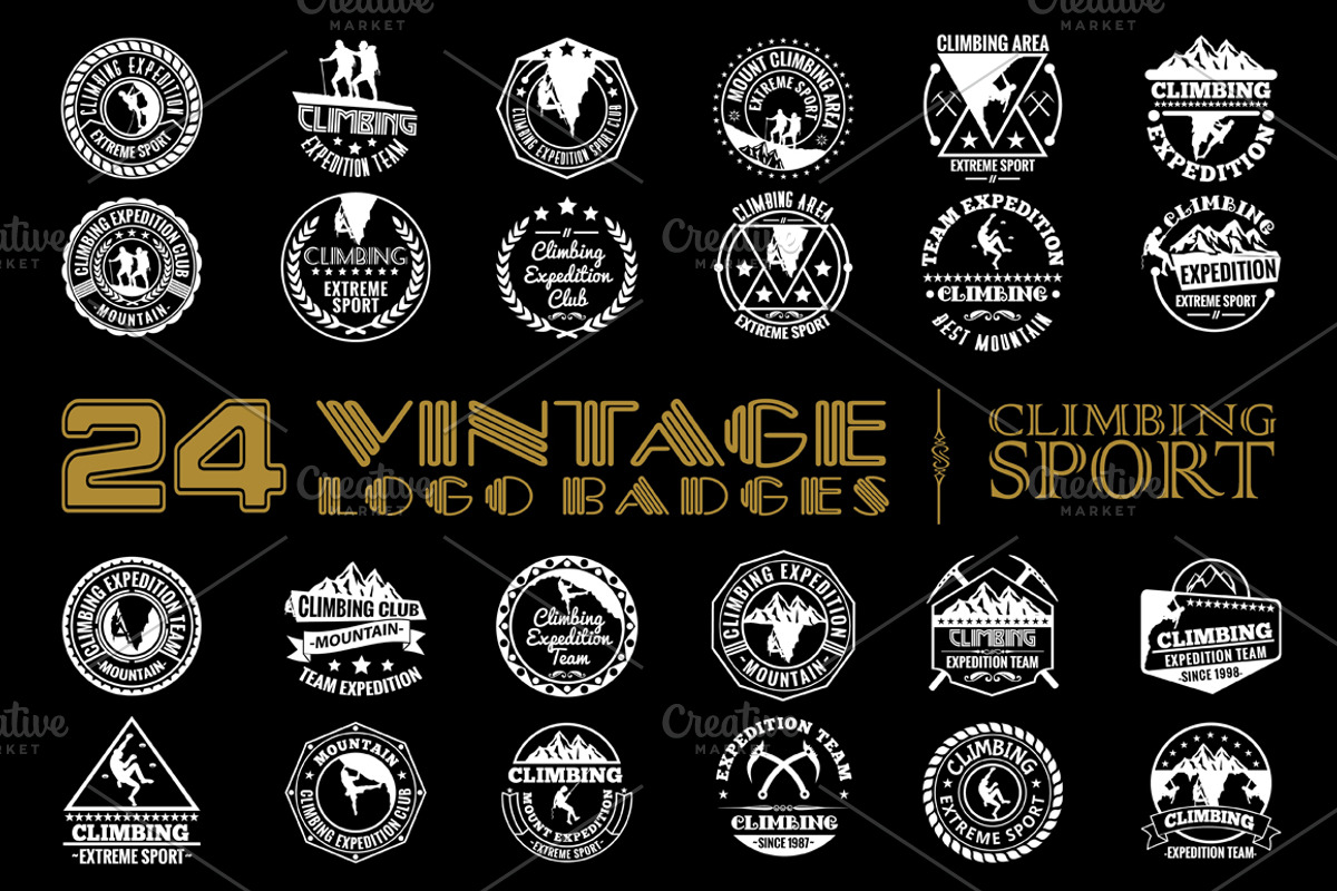 24 VB CLIMBING SPORT VOL1, a Branding & Logo Template by on3stepThemes