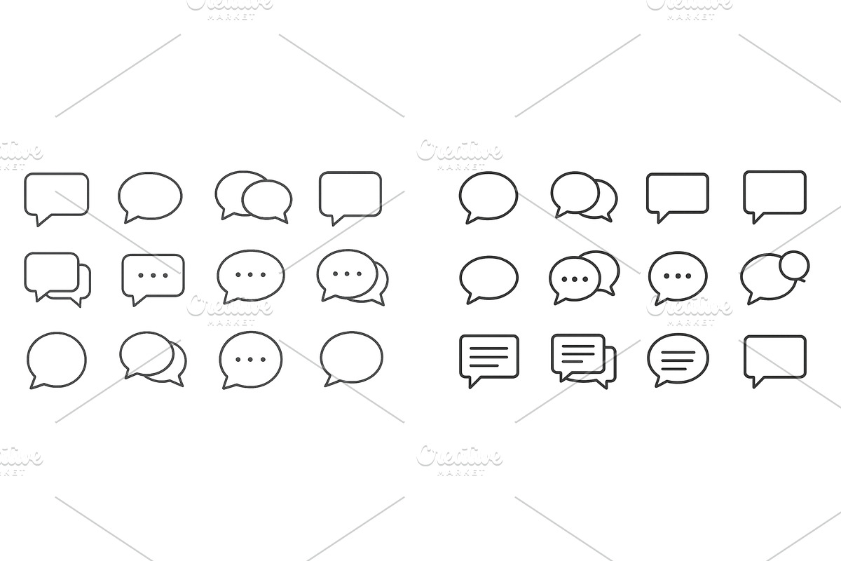 Collection of various speech and, an Illustration by ZinetroN