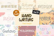 HANDWRITING & DISPLAY FONT VOL. 11, a Handwriting Font by Brown Cupple