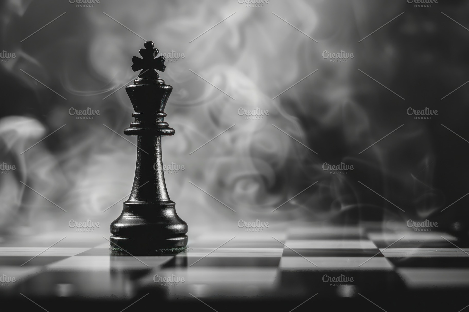 Chess Pieces Lined Up on Black and White Chessboard Highlighting, a Photo by José Manuel Gelpi