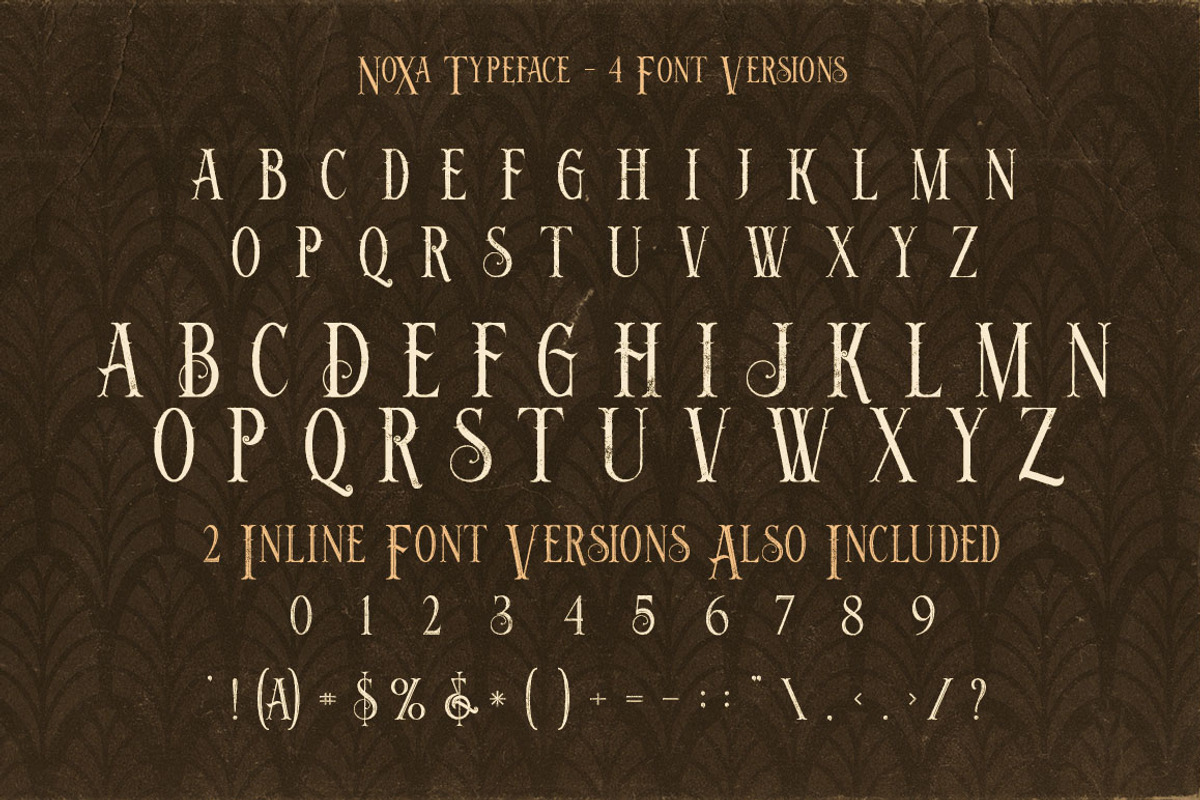 Noxa - Display Font preview 4