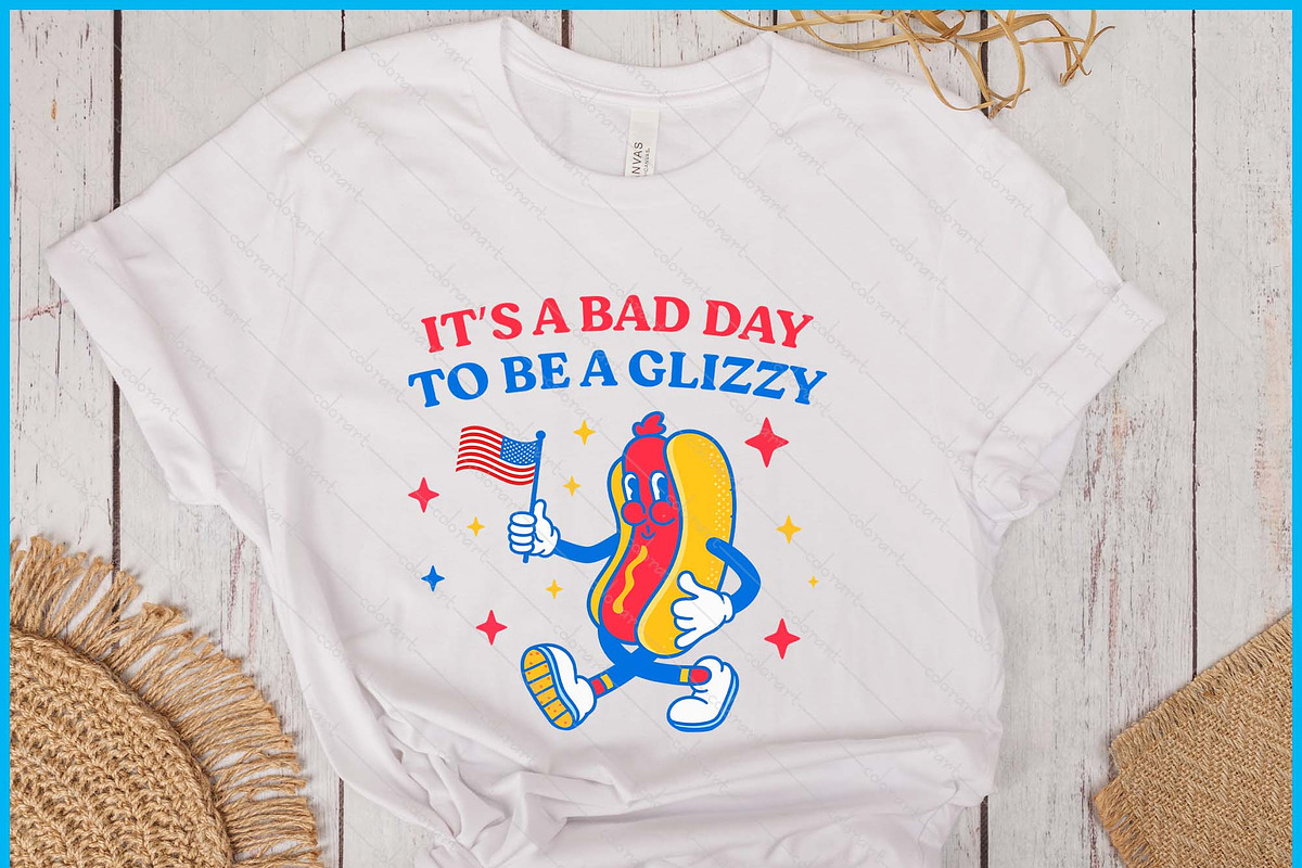 Holiday Bad Day Glizzy Hotdog SVG, an Object Graphic by Creativeusart (Photo 1 of 3)