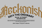 Rettvik - Blackletter Typeface, a Blackletter Font by Arendxstudio (Thumbnail 3 of 9)