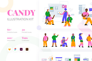 Candy Illustration Kit