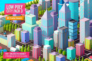 Low Poly City Pack 3