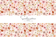 watercolor floral seamless pattern, a Pattern Graphic by Pink Studio Art (Thumbnail 1 of 5)