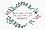 Embellished Frames: flowers & leaves, a Decorative Illustration by MaraquelaStudio (Thumbnail 1 of 8)
