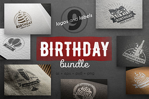 Birhday logo kit