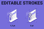 Isometric Icons v.3 (240 Icons), an Object Illustration by Andrew Kras Design (Thumbnail 5 of 21)