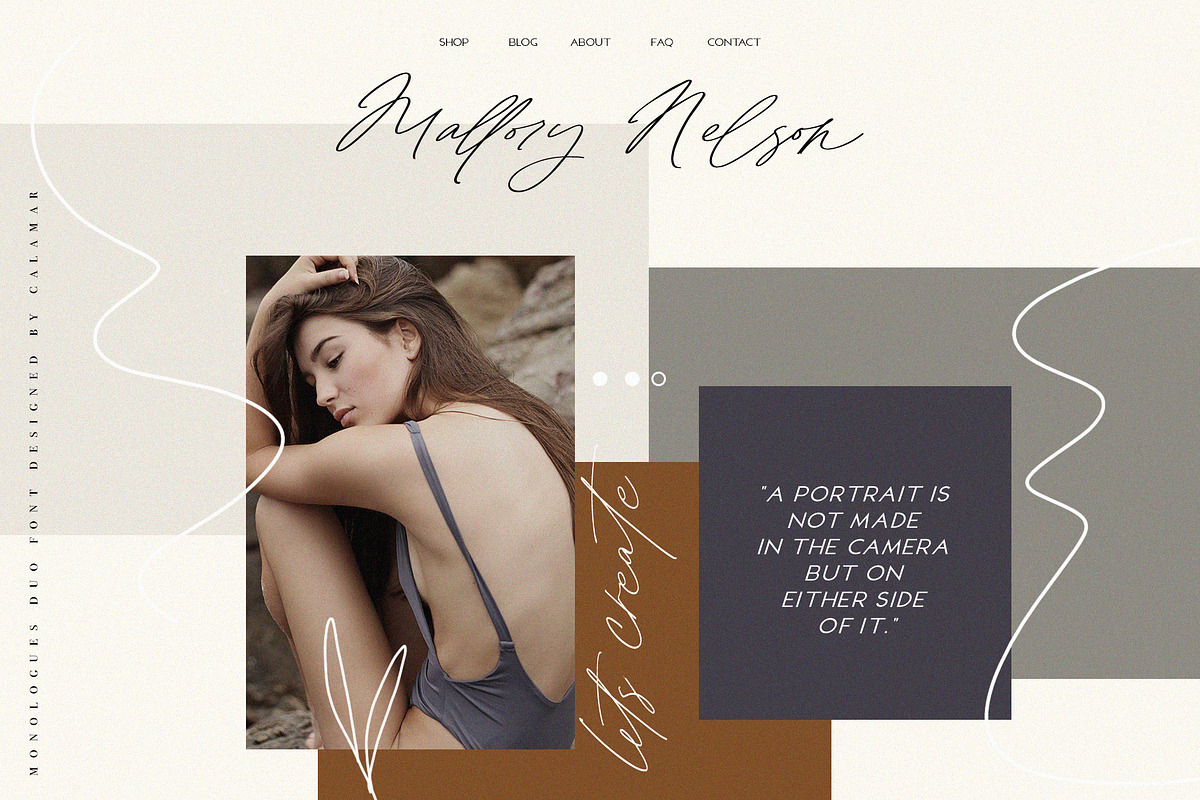 Monologues Font Duo preview 2