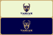 Modern Aggressive Stag in Shield Bad, a Branding & Logo Template by Suhandi (Thumbnail 2 of 6)