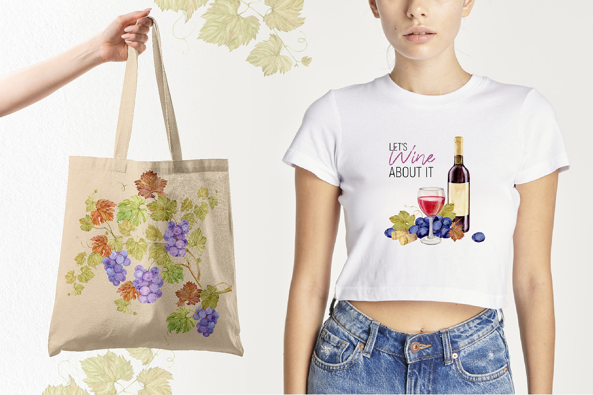 Craft WINE. Watercolor set, an Illustration by Tata Pilip (Photo 3 of 16)