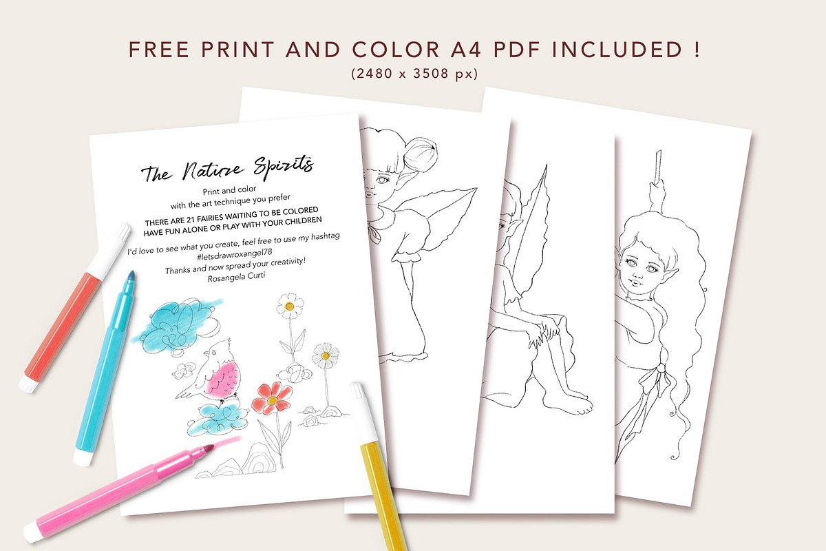 Procreate The Nature Spirits Toolkit, a Brush Add-On by Rosangela Curti (Photo 11 of 14)