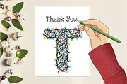Christmas Lights Alphabet Clipart, an Illustration by Creative Art (Thumbnail 5 of 10)