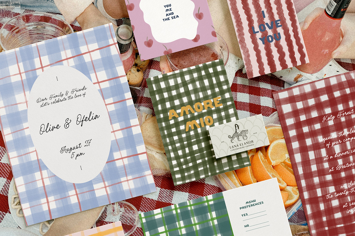 Cottagecore Picnic Backgrounds, a Background Graphic by Lana Elanor (Photo 3 of 10)