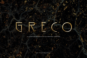 Greco - An Artdeco Inspired Sans