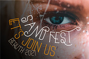 Sand Forest - Retro Display Font, a Sans Serif Font by AuthenType (Thumbnail 11 of 15)