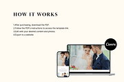 Sage Green Wedding Website Canva, a Landing Page Template by batang (Thumbnail 4 of 4)