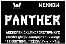 Panther Font