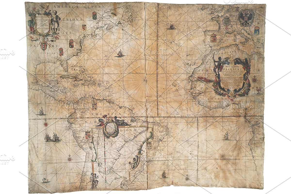 Antique Nautical Charts, a Texture Graphic by Blue Line Design (Photo 20 of 21)