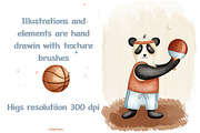 Sports friends. Animal collection, an Animal Illustration by Linerisyart (Thumbnail 2 of 13)