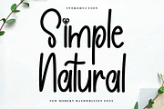 Simple Natural, a Sans Serif Font by InermediaSTUDIO (Thumbnail 1 of 8)